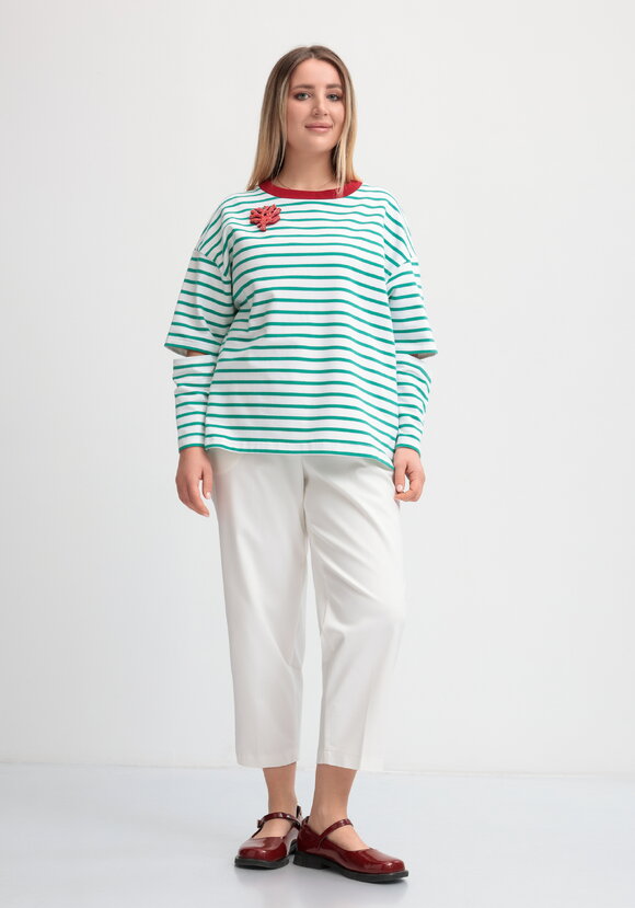 Брюки Удобный стиль шир.  580, рис. 6