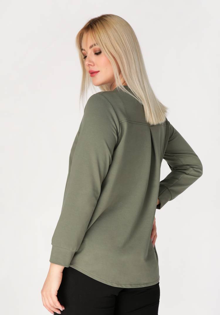 Свитшот с разрезами в рельефах шир.  750, рис. 7