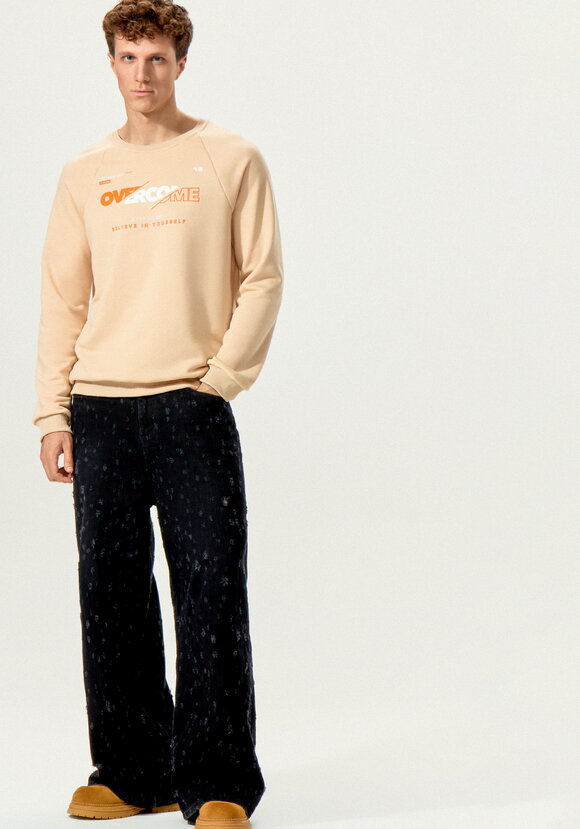 Свитшот с принтом на передней полочке шир.  580, рис. 15