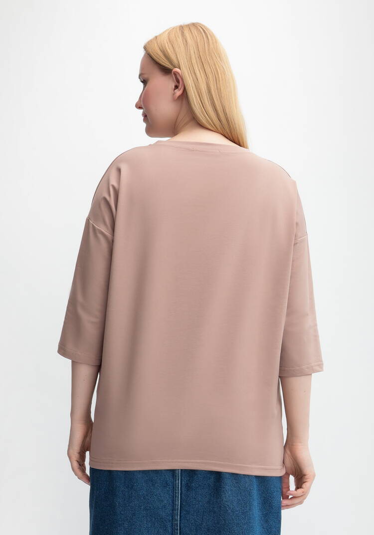 Блуза с принтом Сердца шир.  750, рис. 9