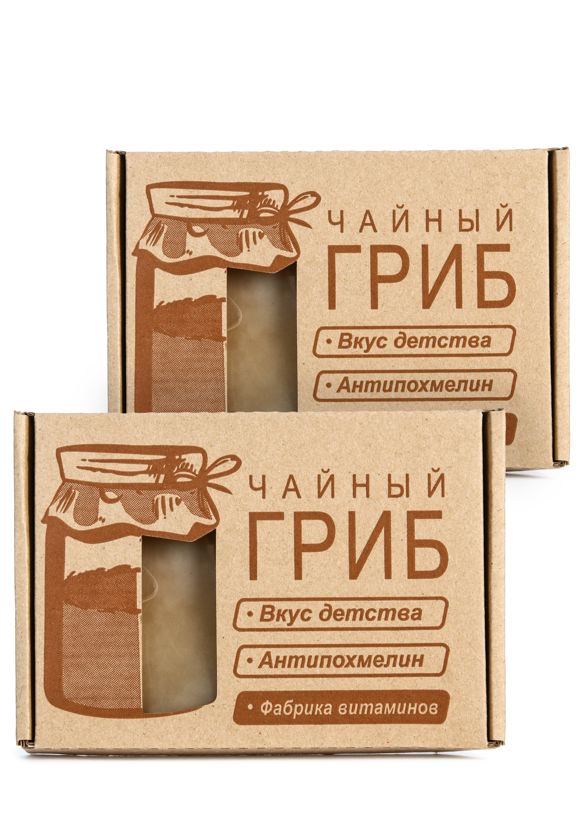 Выращенный Чайный гриб, 2 шт.