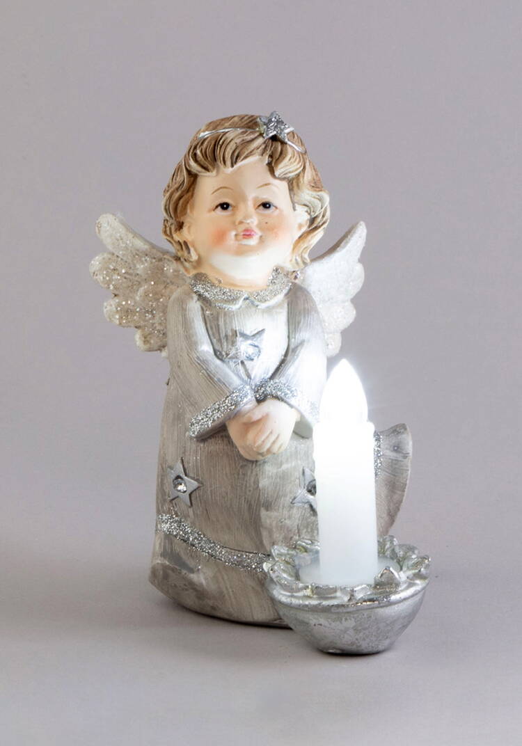 Фигурка Ангел со свечой с подсветкой шир.  750, рис. 3