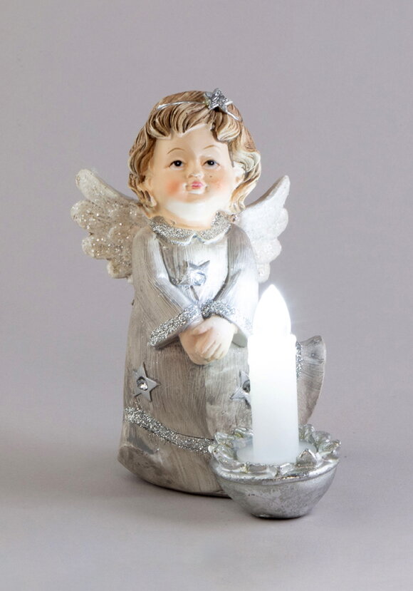 Фигурка Ангел со свечой с подсветкой шир.  580, рис. 3