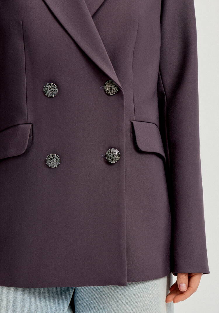 Пиджак на подкладке двубортный шир.  750, рис. 22