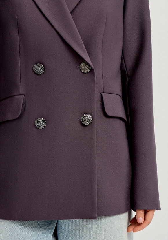 Пиджак на подкладке двубортный шир.  580, рис. 22