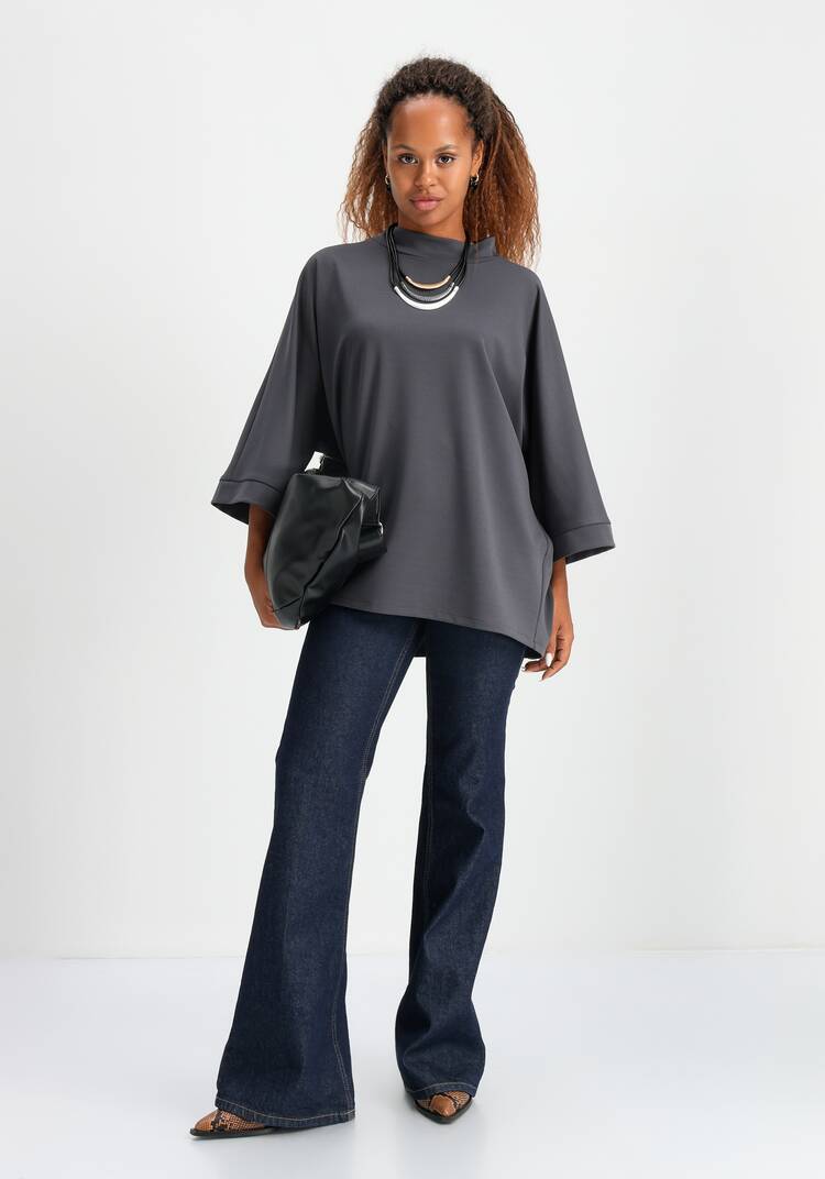 Блуза из плотного трикотажа шир.  750, рис. 16