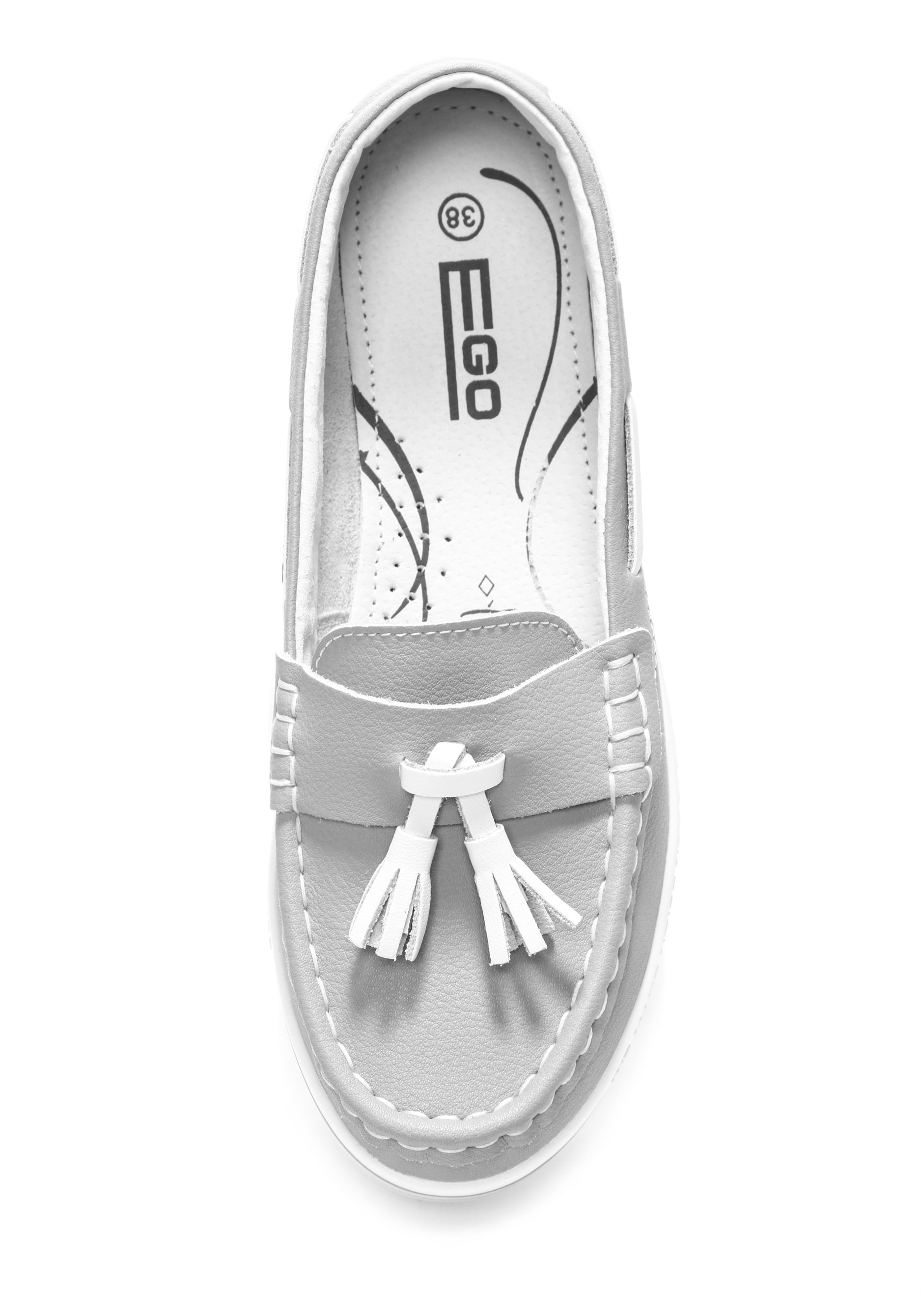 Мокасины женские "Гелла" EGO, цвет белый, размер 36 - фото 9
