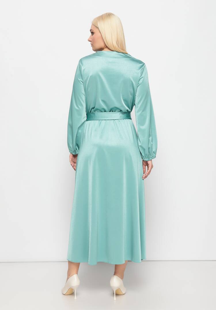 Платье с резинкой на талии и поясом шир.  750, рис. 7