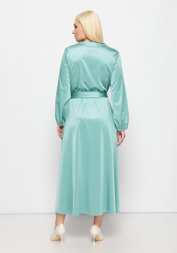 Платье с резинкой на талии и поясом шир.  580, рис. 7