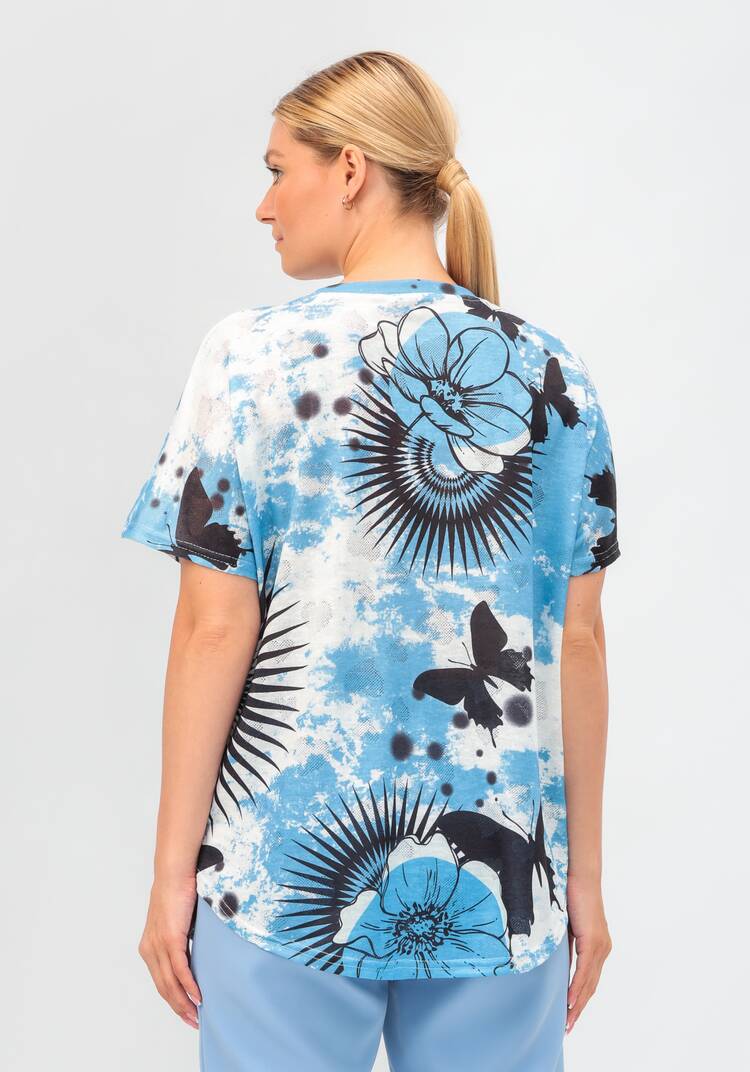 Футболка со стразами Мелисса шир.  750, рис. 13