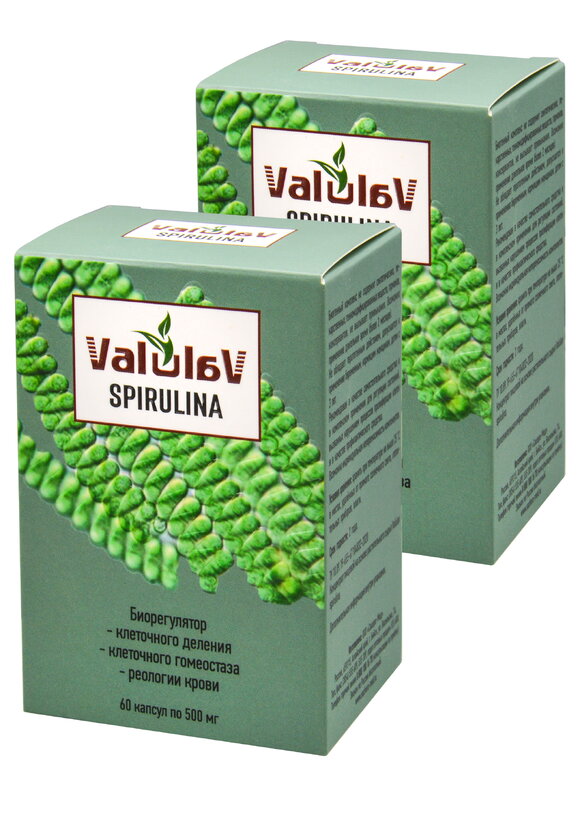 Комплекс спирулина для сосудов и сердца, 2 шт шир.  580, рис. 1