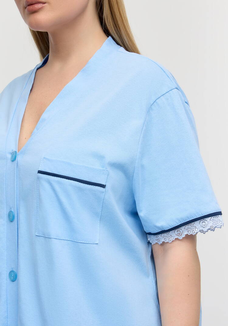 Костюм брючный Нежный рассвет шир.  750, рис. 6