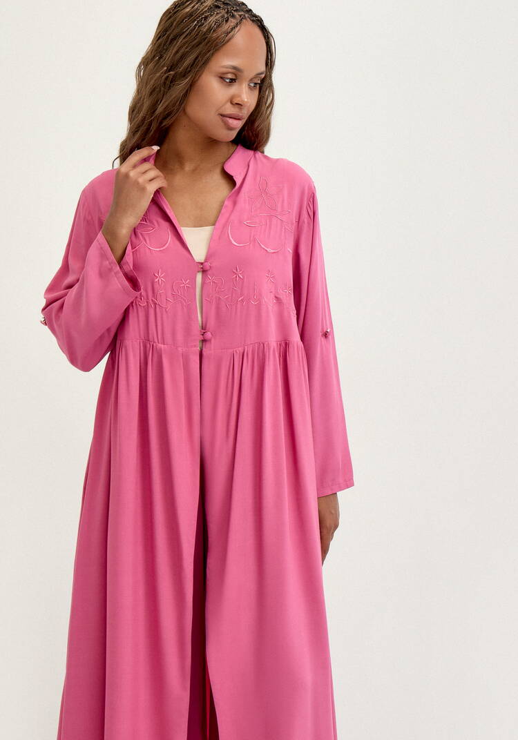 Рубашка с вышивкой на кокетке шир.  750, рис. 26