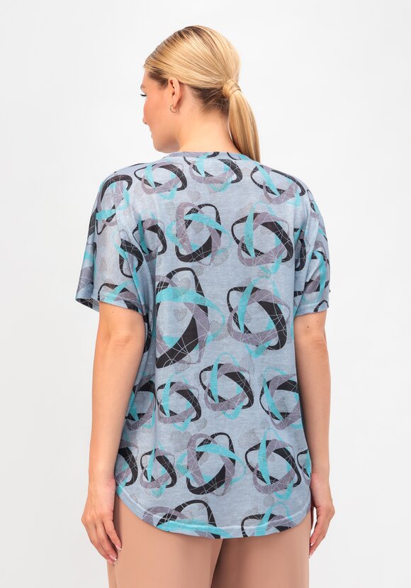 Футболка со стразами Фиби шир.  580, рис. 8