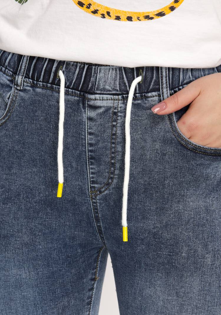 Джинсы на резинке шир.  750, рис. 4