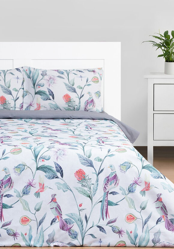 КПБ поплин Тропический сад шир.  580, рис. 1