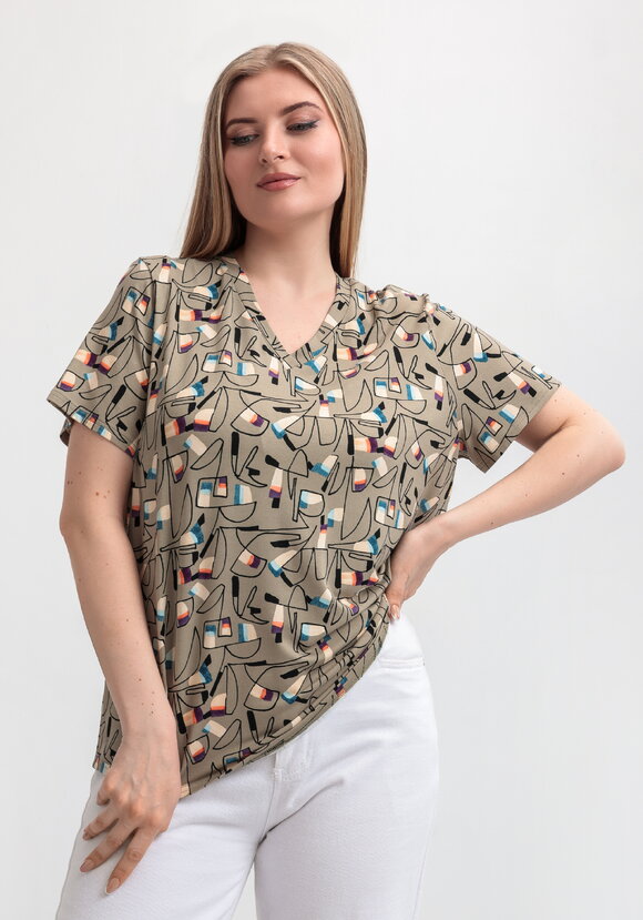 Блуза Эльвира шир.  580, рис. 1