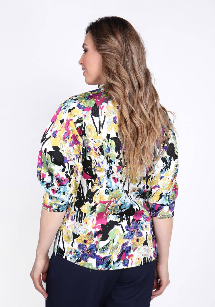 Блуза Яркое преображение шир.  750, рис. 10