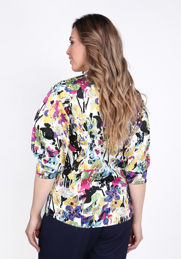 Блуза Яркое преображение шир.  580, рис. 10