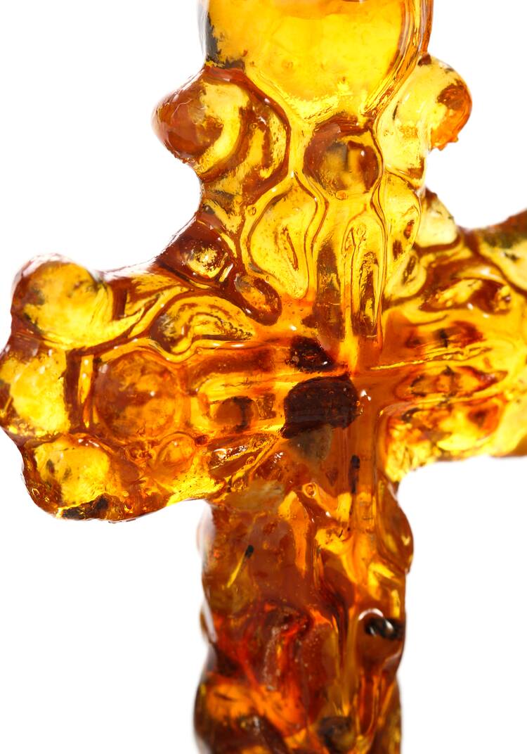 Подсвечник янтарный шир.  750, рис. 5