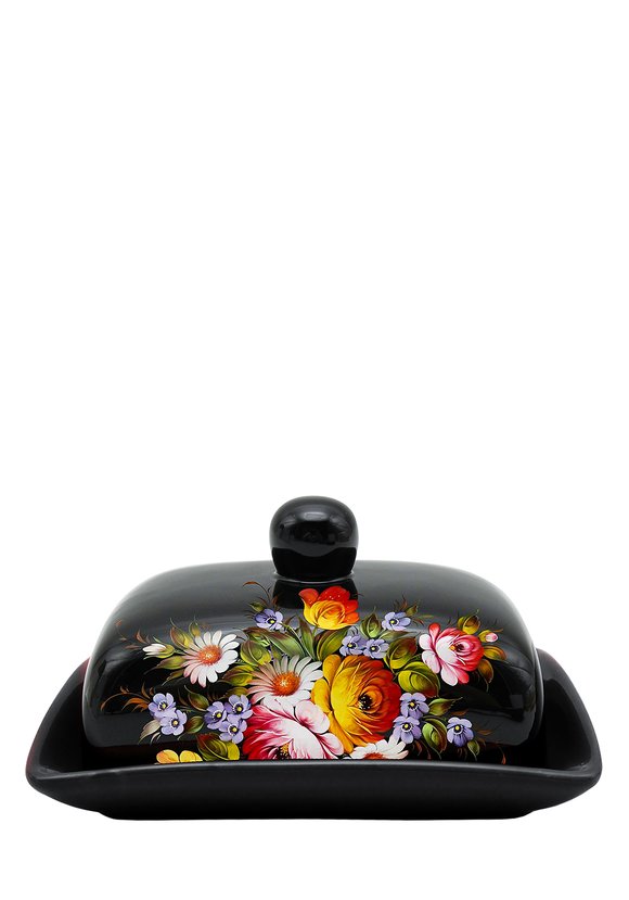 Керамическая маслёнка с крышкой шир.  580, рис. 7