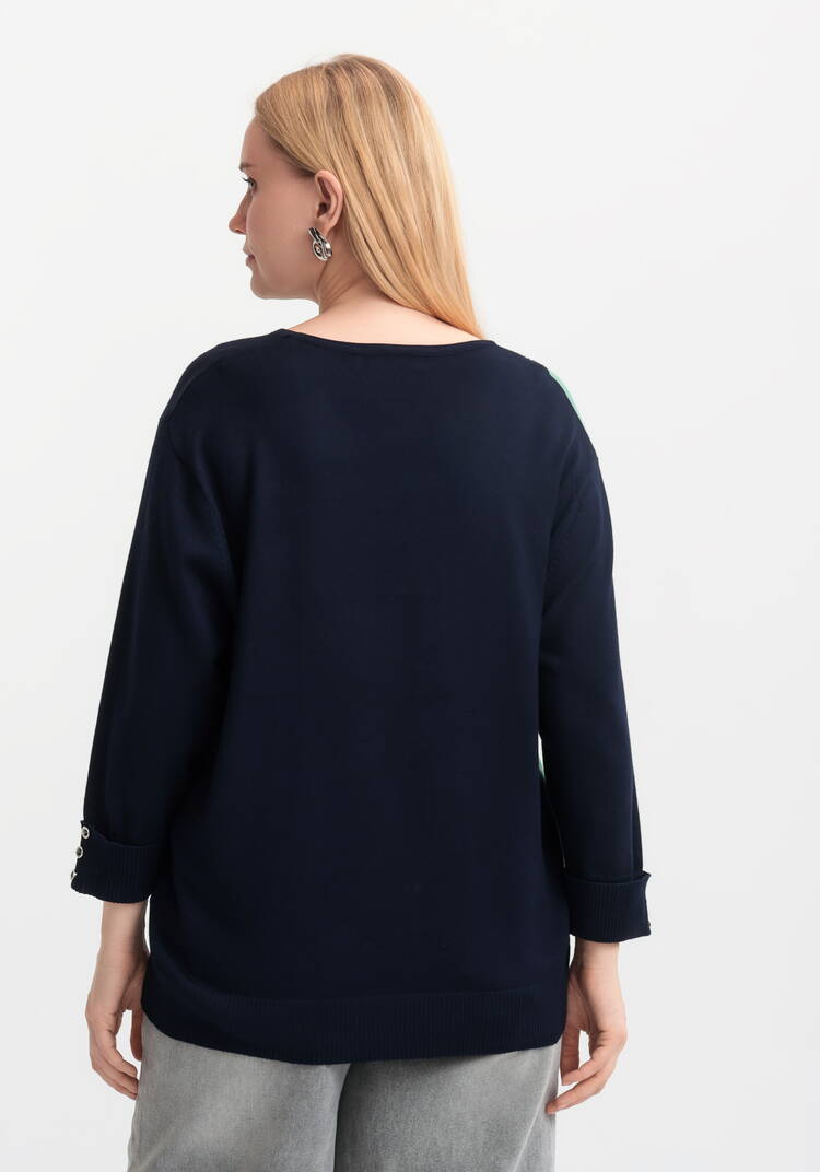 Джемпер Галактика на плечах шир.  750, рис. 40