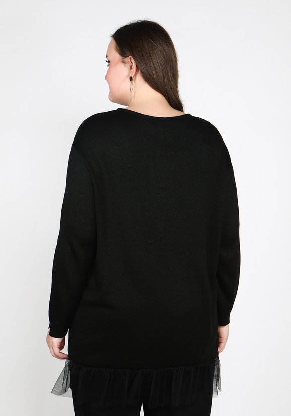 Туника с вставкой из фатина шир.  580, рис. 4