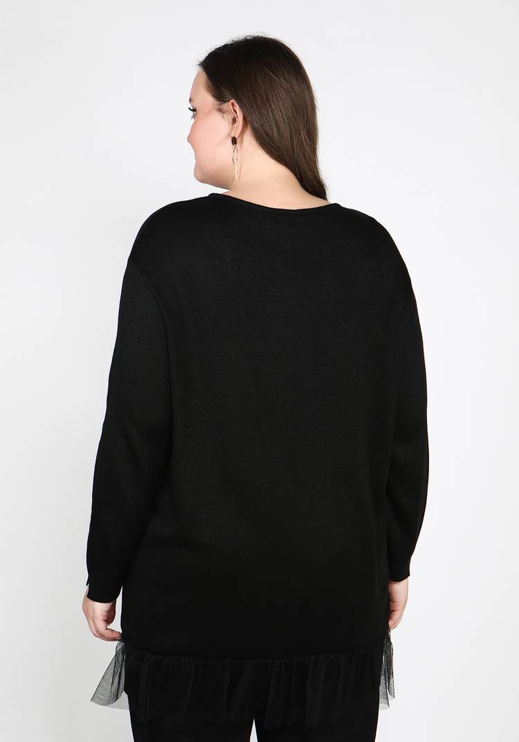 Туника с вставкой из фатина шир.  750, рис. 4