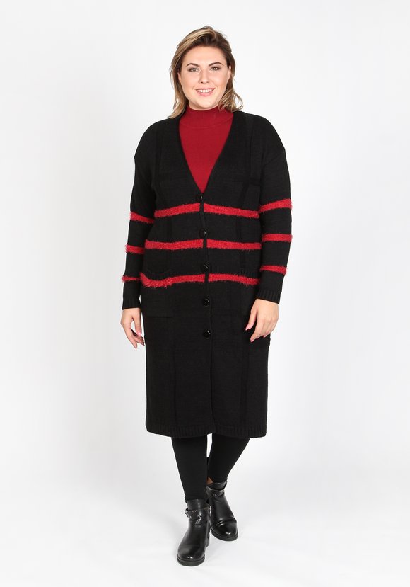 Кардиган удлиненный Селин шир.  580, рис. 7