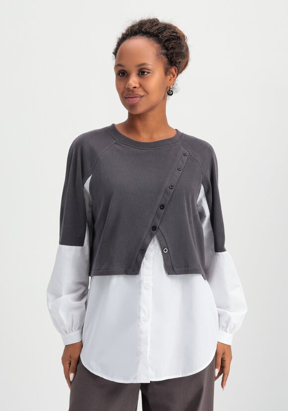 Свитшот с имитацией двойки шир.  580, рис. 4