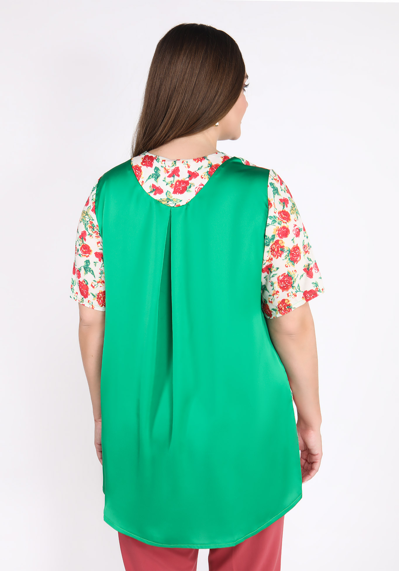 Блуза "Цветущие сады" Veas, размер 62 - фото 6