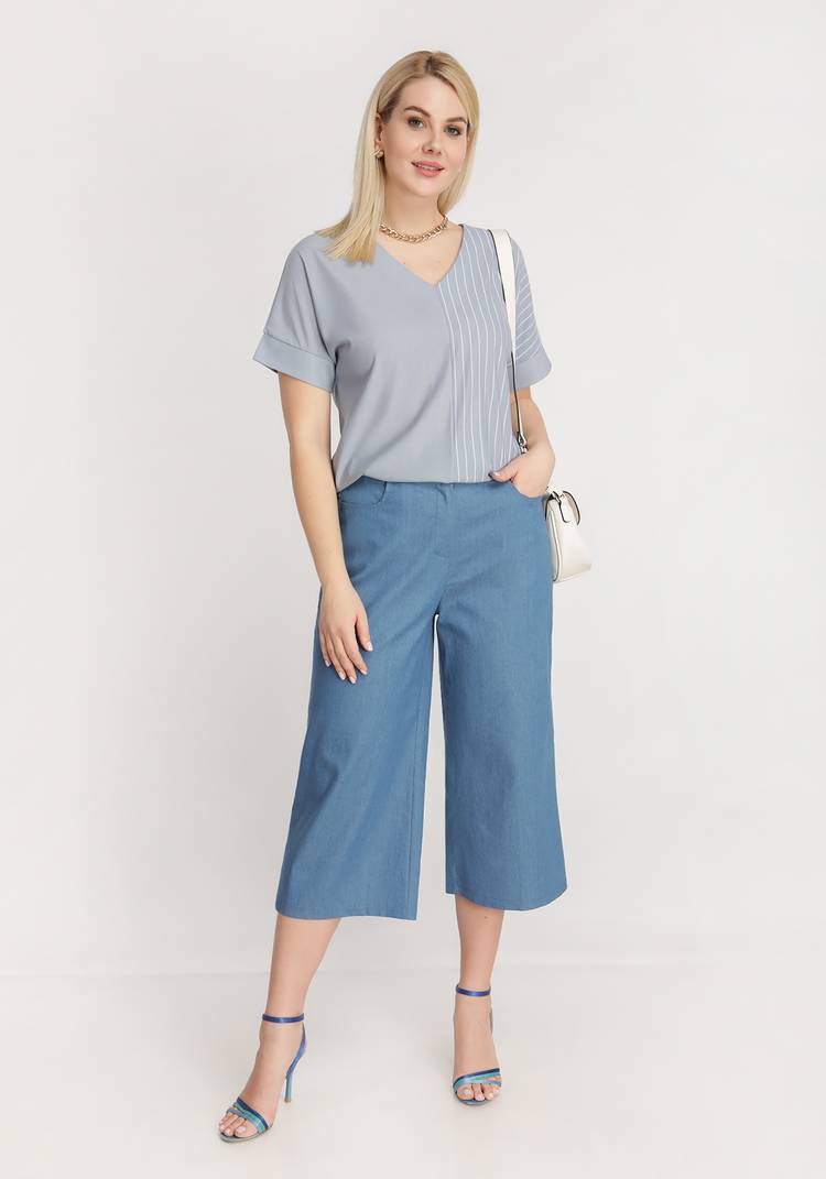 Блуза с боковыми разрезами шир.  750, рис. 5