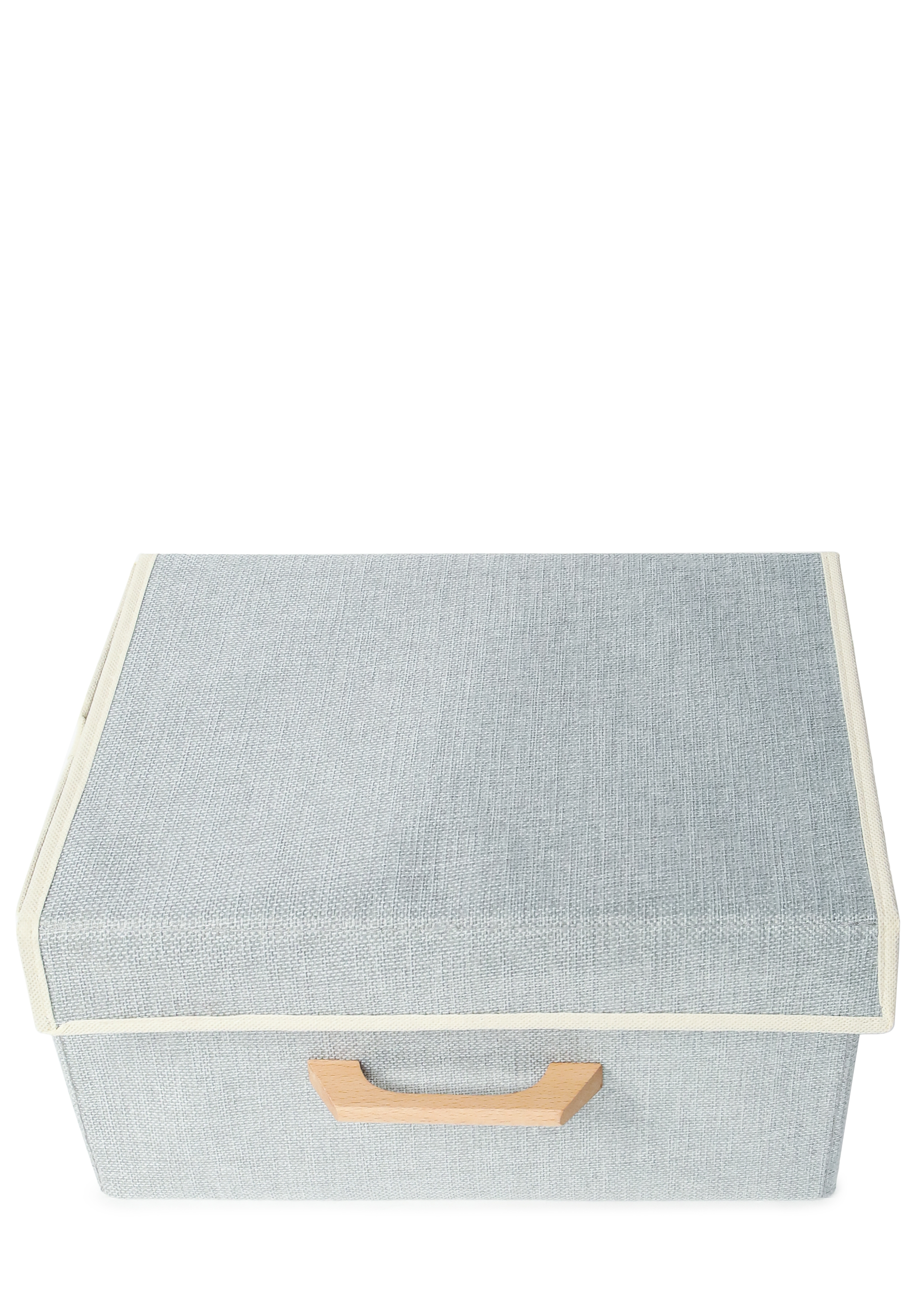 Короб для хранения с крышкой "Франческа", цвет серый