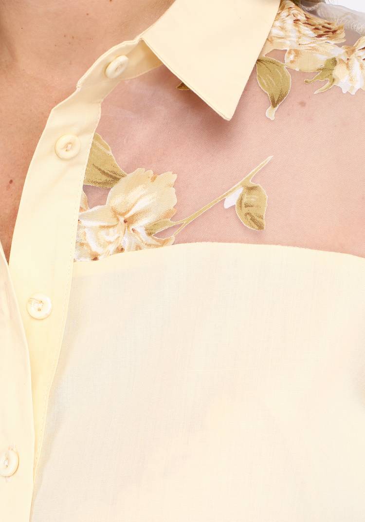 Блуза с рубашечным воротником и рукавом 3/4 шир.  750, рис. 3