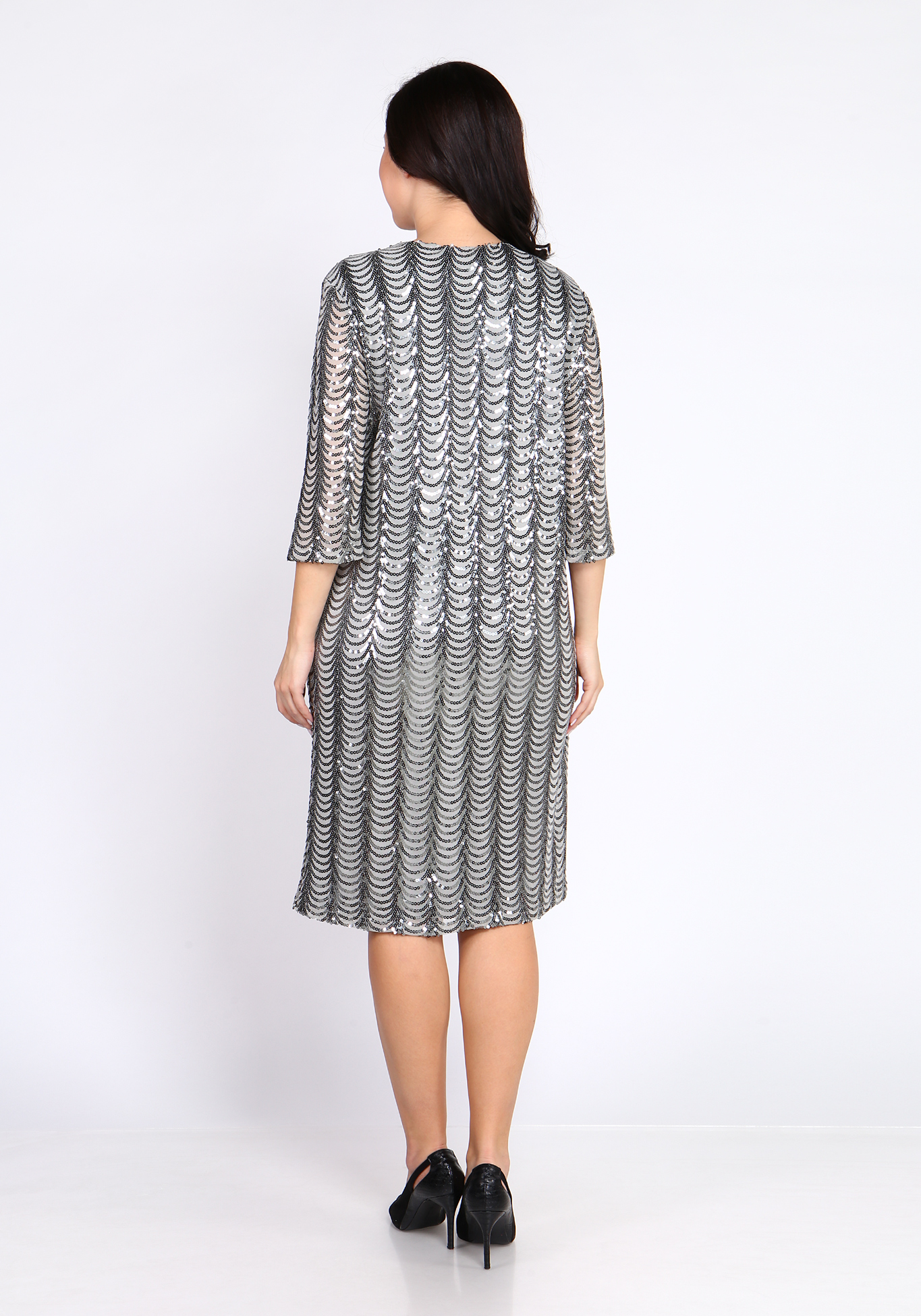 Платье футляр «Лиана» Bel Fiore, размер 48, цвет чёрный - фото 9
