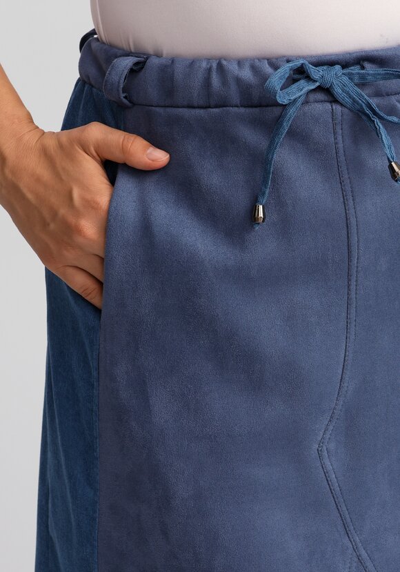 Юбка комбинированная на эластичной ленте шир.  580, рис. 24