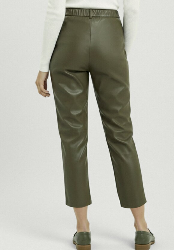 Брюки трикотажные с напылением под кожу шир.  580, рис. 11