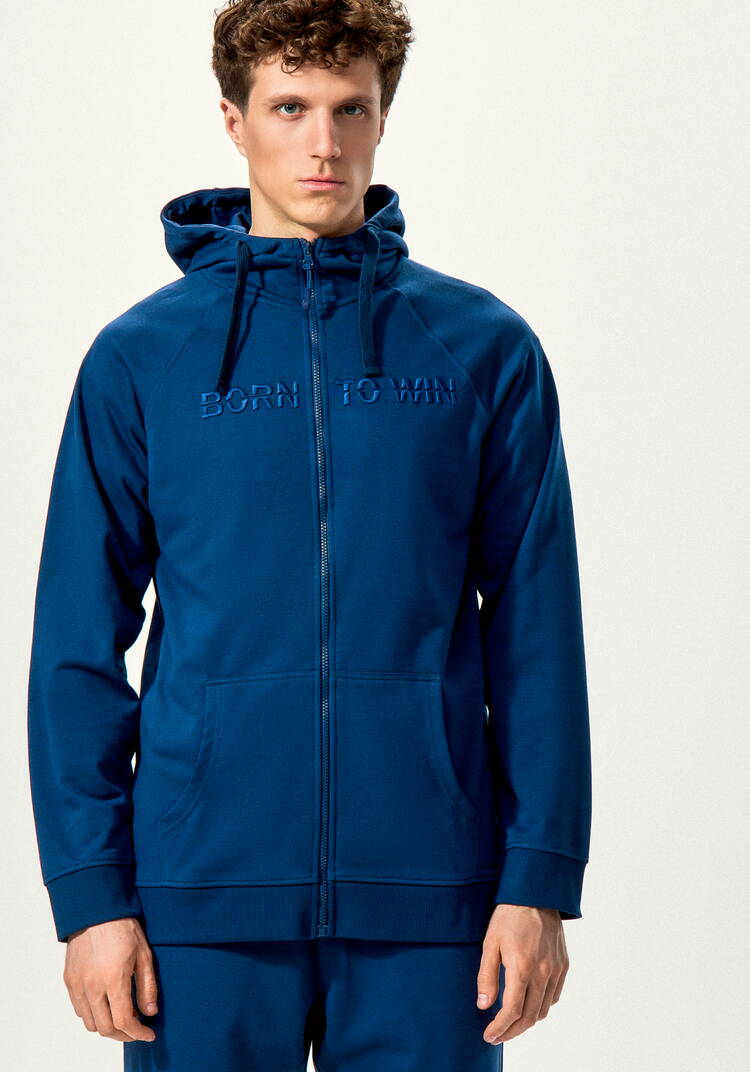 Толстовка с вышивкой и капюшоном шир.  750, рис. 28