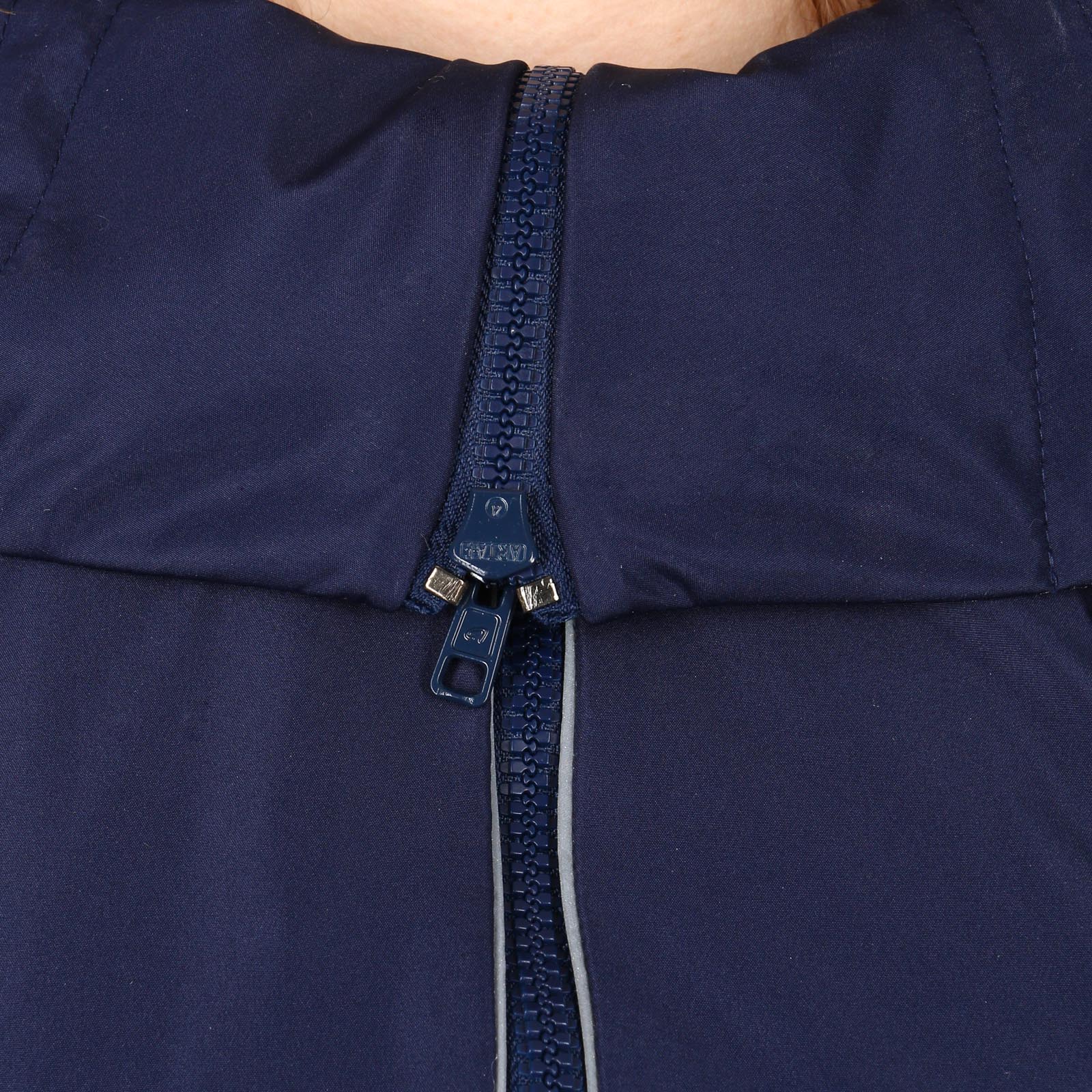 Пальто на молнии с капюшоном и карманами Mio Imperatrice, размер 50, цвет синий - фото 6