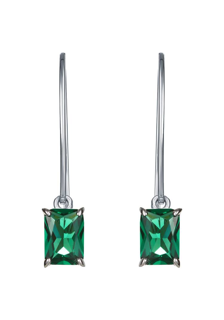 Серьги серебряные Магическое сияние шир.  750, рис. 2