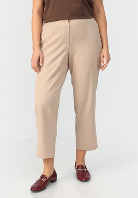 Брюки с декоративными хлястиками