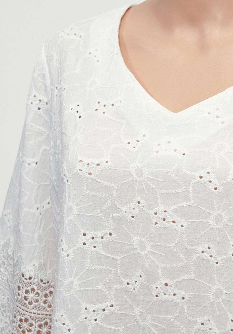 Блуза Кружевные мечты шир.  750, рис. 5
