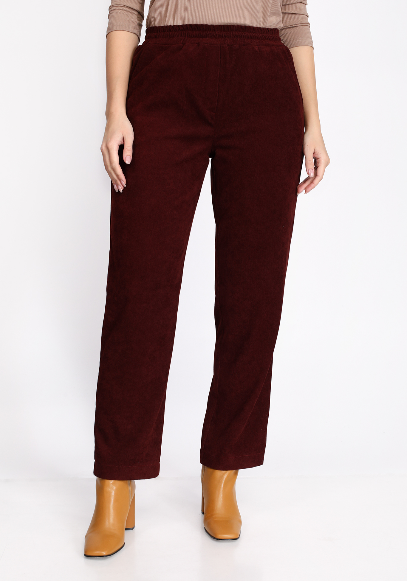 

Брюки из микровельвета, Красный