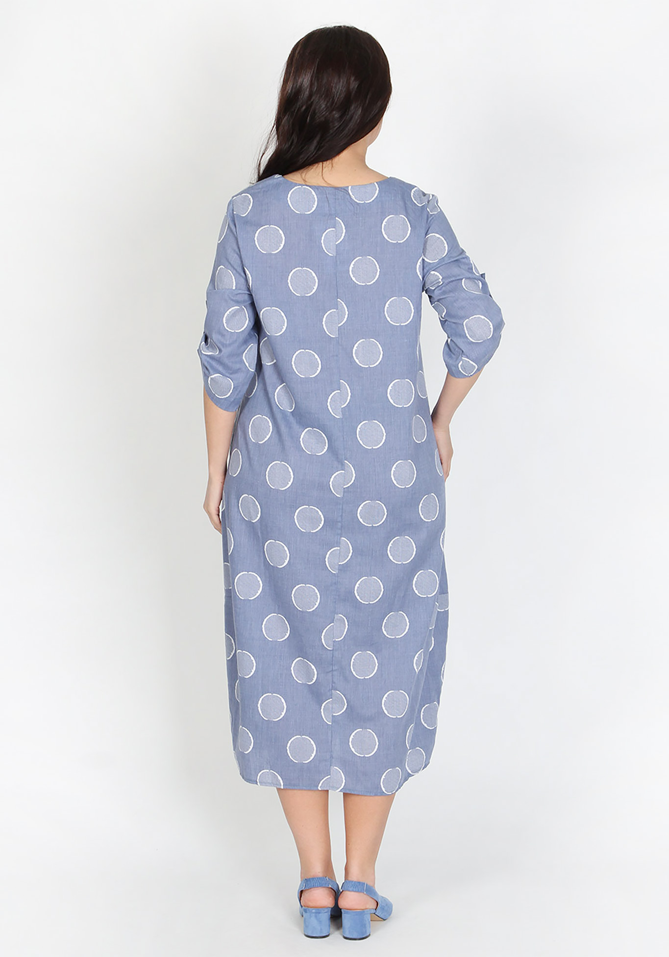 Платье "Ульрика", размер 50, цвет синий - фото 6