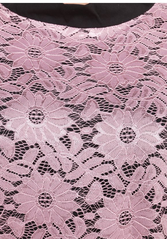 Платье с ажурным верхом и рукавом 3/4 шир.  580, рис. 6