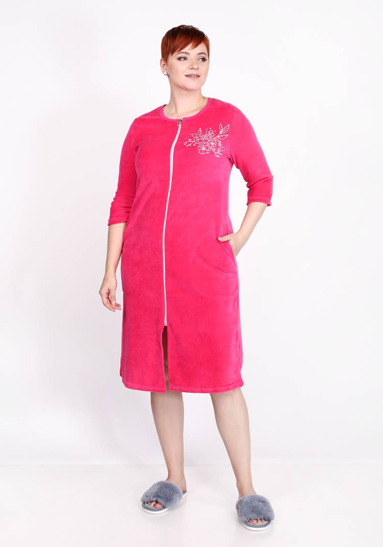 Халат женский  Велюр шир.  750, рис. 4