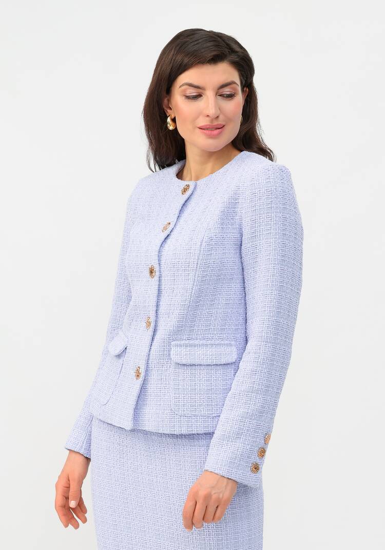 Жакет однобортный шир.  750, рис. 22