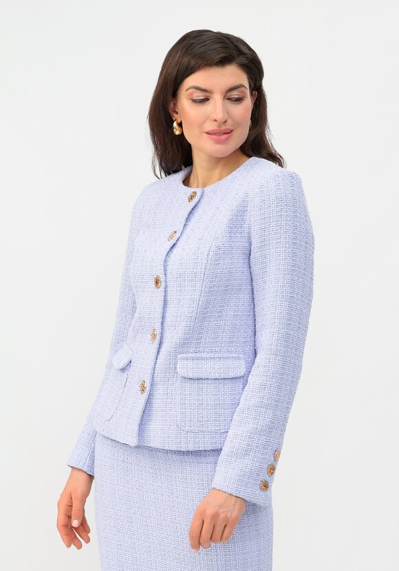 Жакет однобортный шир.  580, рис. 22