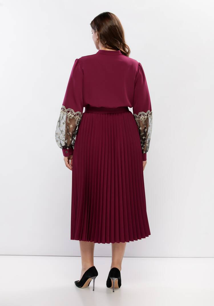 Платье с ажурным кружевом шир.  750, рис. 16