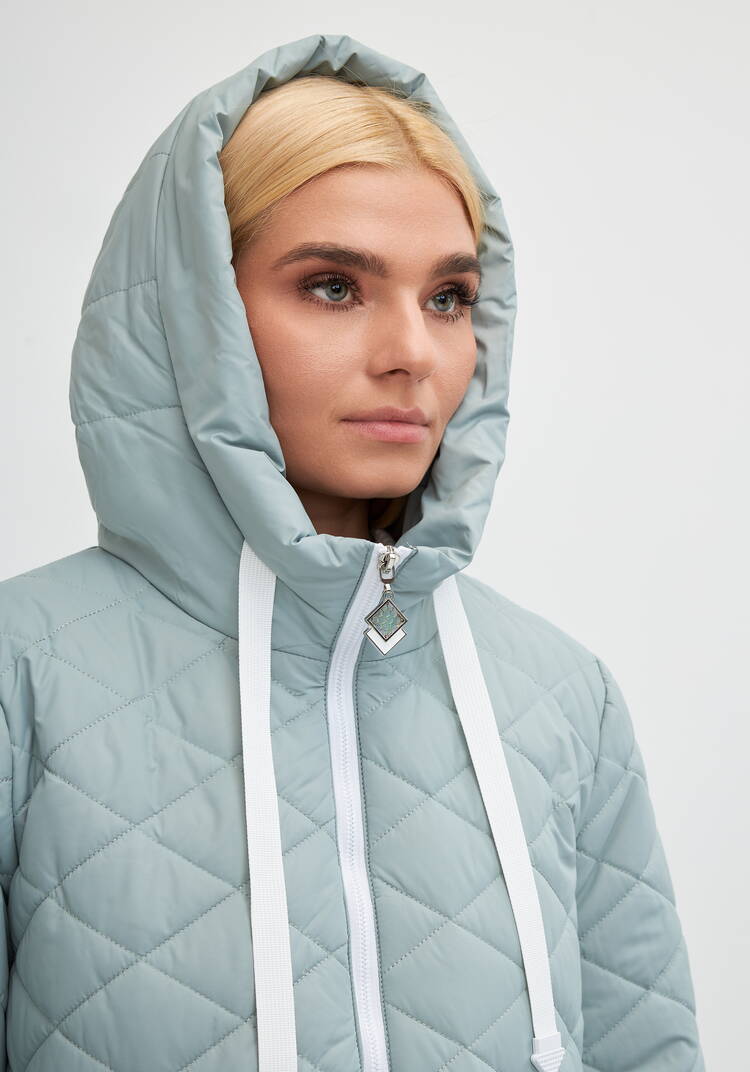 Куртка с контрастной молнией Вероника шир.  750, рис. 17